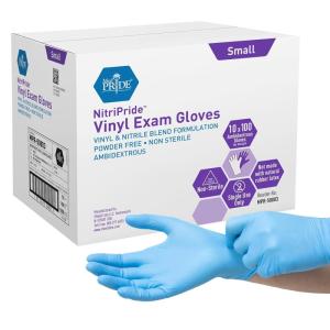 imageMED Pride NonLatex NonSterile SingleUse Exam Gloves Medium 1000  Powder Free Latex Free ampamp Rubber Free  Single Use NonSterile Protective Gloves for Medical Use Cooking Cleaning ampamp More1000