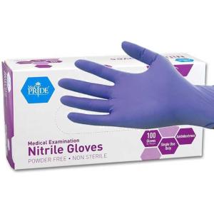 imageMedPride PowderFree Nitrile Exam Gloves Medium Case1000 100 Count Pack of 10Medium Pack of 100