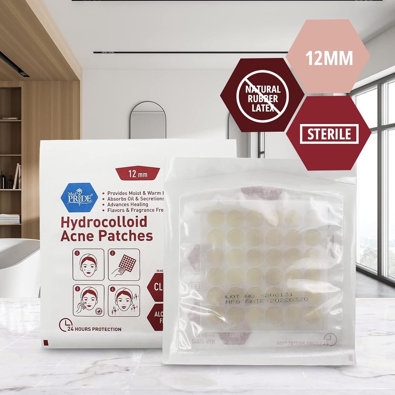 imageMED PRIDE Hydrocolloid Spot Bandages Pimple Patches 72 Count Clear Sterile Overnight Spot Patches for Pimples ampamp Zits