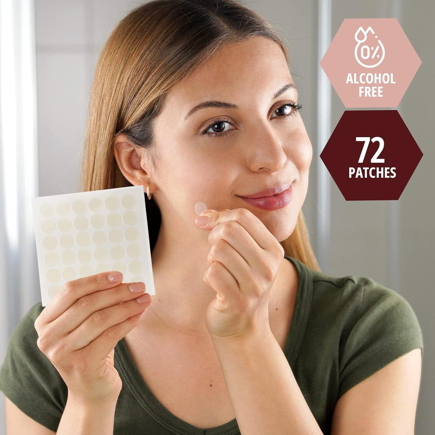 imageMED PRIDE Hydrocolloid Spot Bandages Pimple Patches 72 Count Clear Sterile Overnight Spot Patches for Pimples ampamp Zits
