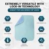 imageMED PRIDE Washable Bed Liners for Incontinence Reusable Bedwetting Underpads High Absorbency Pads for Kids Adults Elders ampamp Pets Pack of 5 18x24in