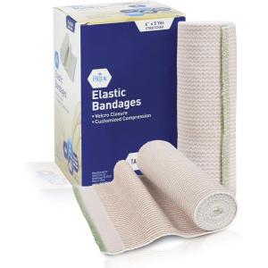 imageMED PRIDE 2 x 5 Yards Self Closure Elastic Bandages 4 Rolls with Hook amp Loop Fasteners Athletic Flex Tape for Customized Compression Knee Ankle Wrist Bandage Wraps6x180 Inch Pack of 4