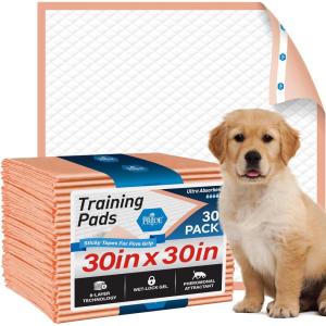 imageMED PRIDE Dog Training Pads With Attractant Pack of 125 Disposable UltraAbsorbent Puppy Potty Pee Pads With 6Layer Technology Leakproof amp Waterproof Pet Pads For Dogs Cats Rabbits 22 x 2430 x 30